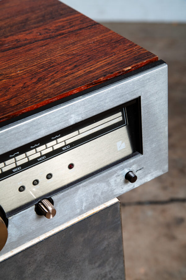 Vintage Luxman Integrated Amplifier & Tuner L-80V Solid State Brazilian Rosewood - Image 12