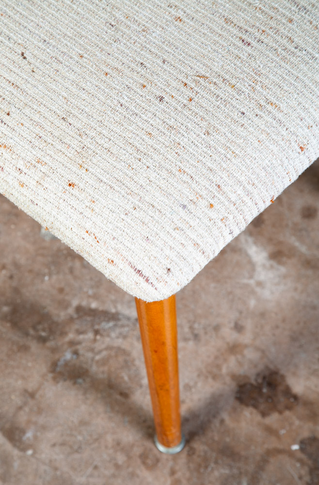 Mid Century Modern Dining Chairs Set 4 Conant Ball Russell Wright Maple White - Image 6