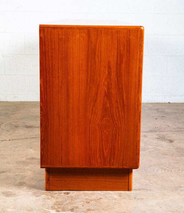 Mid Century Danish Modern Credenza Sideboard Dyrlund Teak Drawer 2 Doors Denmark - Image 3