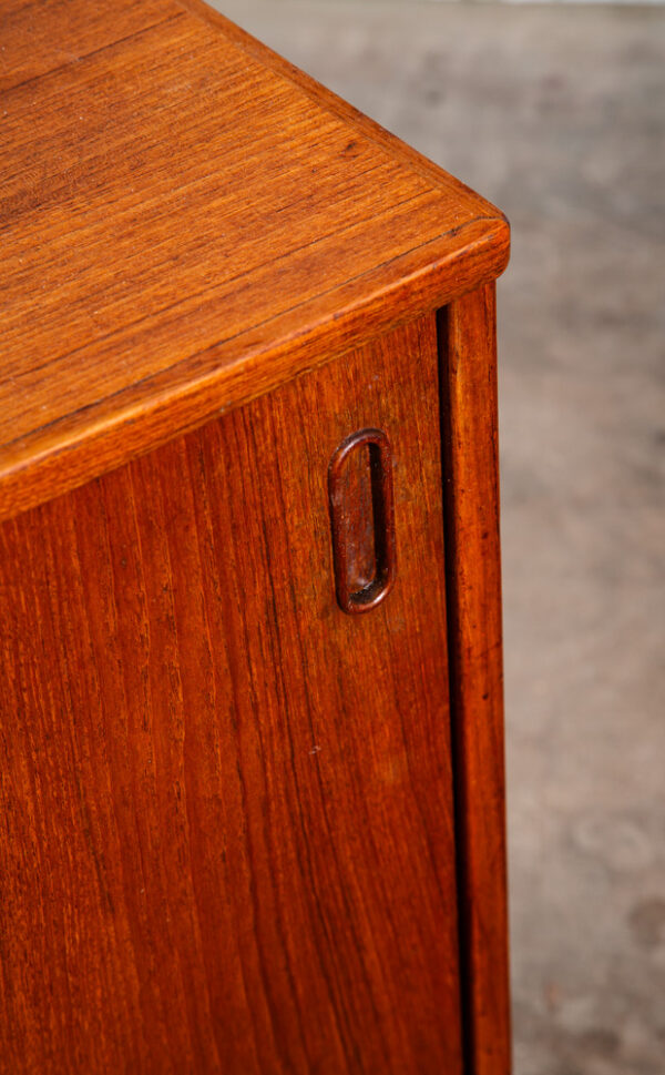Mid Century Danish Modern Credenza Sideboard Dyrlund Teak Drawer 2 Doors Denmark - Image 11