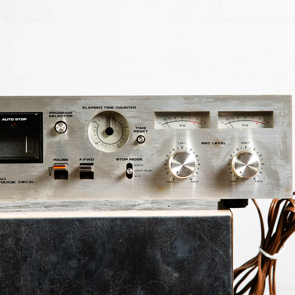 Mid Century Modern Vintage Tape Deck Akai Silver Face CR-83D 2-Head Single Mcm - Image 3