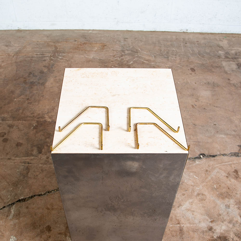 Mid Century Danish Modern Cado Royal Wall Unit Brass Brackets Cadovius Set of 13 - Image 10