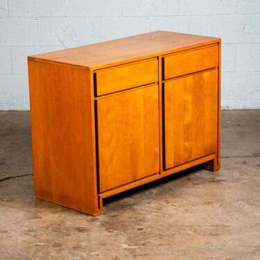 Mid Century Modern Credenza Server Buffet Conant Ball Birch Drawers Compact Mcm