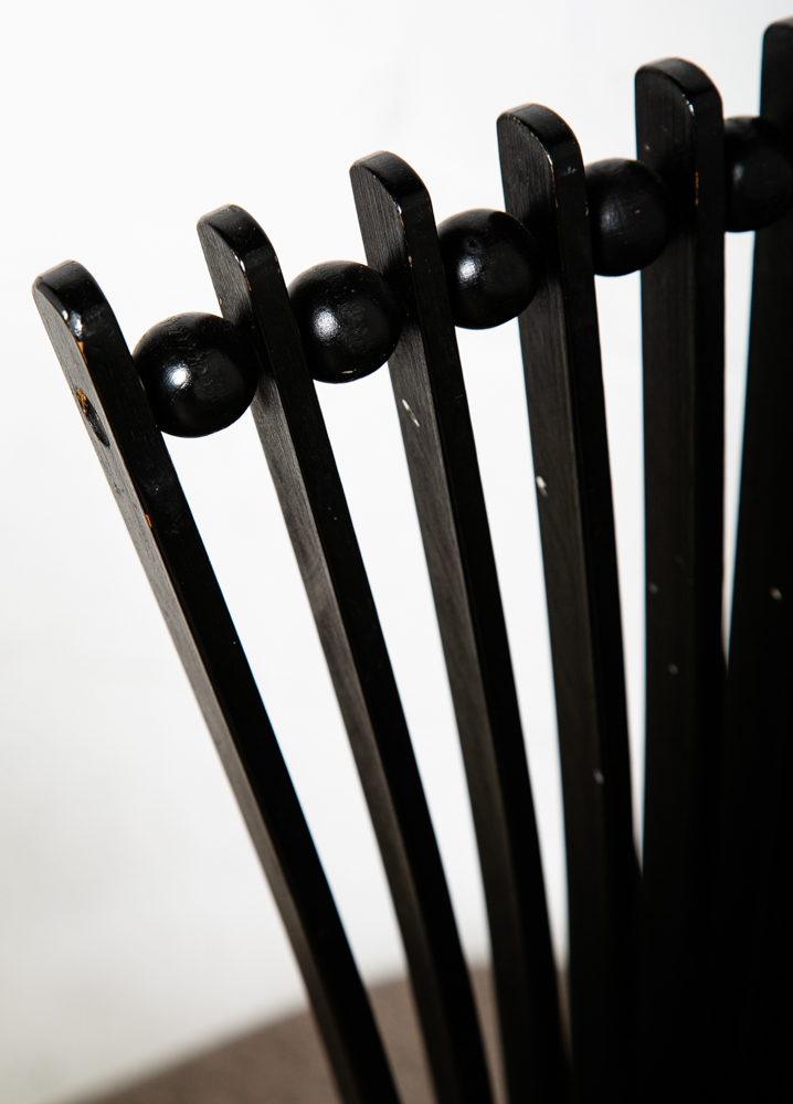 Mid Century Modern Dining Chairs Set 6 Totem Westnofa Black Torstein Nilsen Arms - Image 11