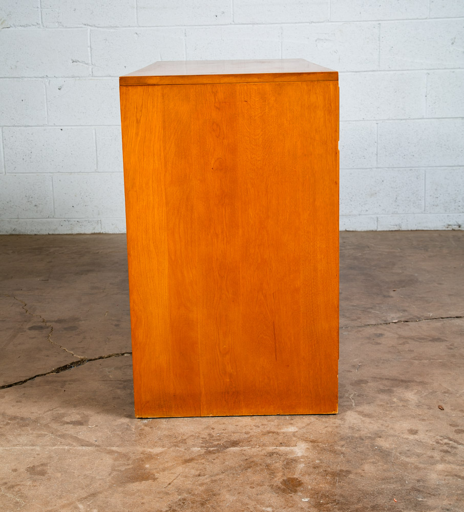 Mid Century Modern Credenza Server Buffet Conant Ball Birch Drawers Compact Mcm - Image 4