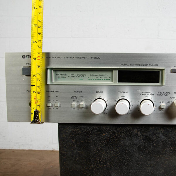 Yamaha Receiver Natural Sound R-900 Stereo Receiver Amp Silver Rosewood Paneling - Image 5