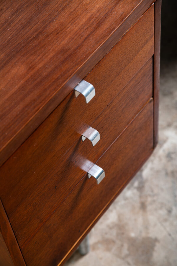 Mid Century Modern Desk Executive George Nelson Herman Miller Credenza Walnut NM - Image 12