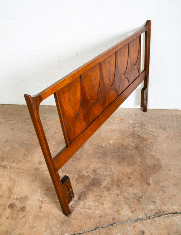 Mid Century Modern Headboard Bed Frame Full Size Broyhill Brasilia Head Board VG - Image 5