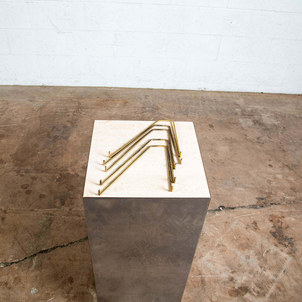 Mid Century Danish Modern Cado Royal Wall Unit Brass Brackets Cadovius Set of 13 - Image 3