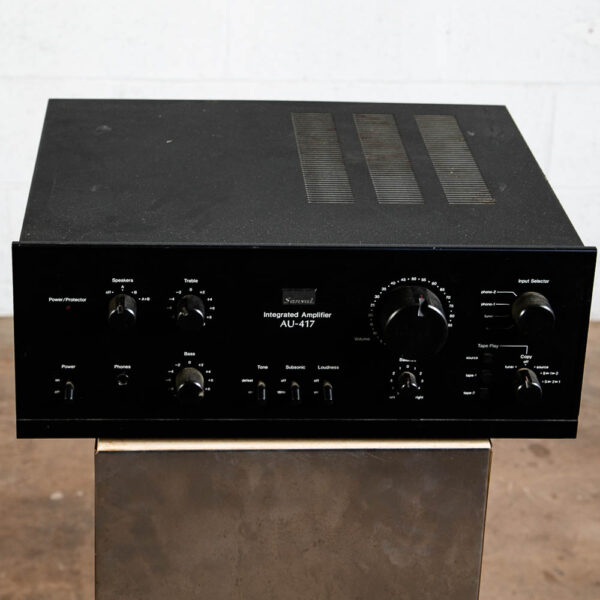 Vintage Sansui AU-417 Integrated Amplifier Stereo Amp Black 1980 Home Audio Hifi - Image 9