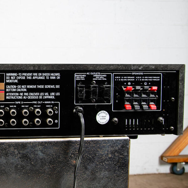 Yamaha Receiver Natural Sound R-900 Stereo Receiver Amp Silver Rosewood Paneling - Image 11