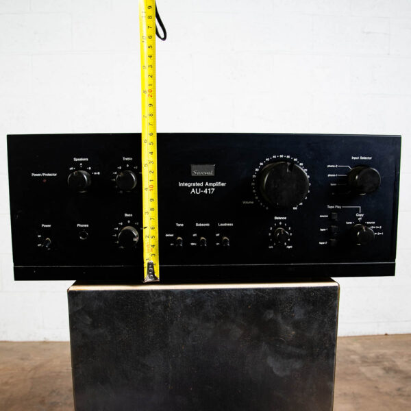 Vintage Sansui AU-417 Integrated Amplifier Stereo Amp Black 1980 Home Audio Hifi - Image 4