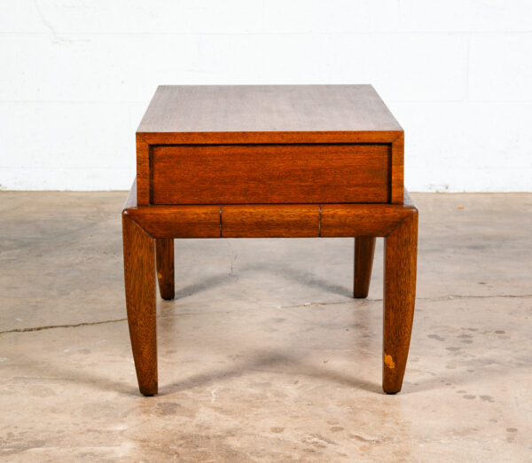 Mid Century Modern Nightstands End Side Tables Brown Saltman Mahogany John Keal - Image 10