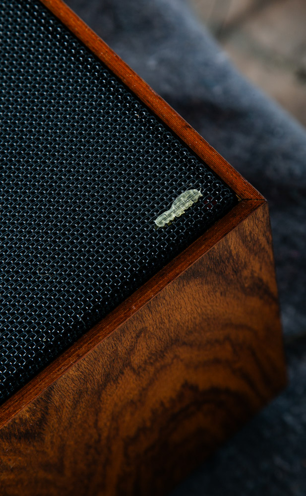 Mid Century Danish Modern Speakers Set Pair Rosewood Sonab OD11 Omni Directional - Image 11