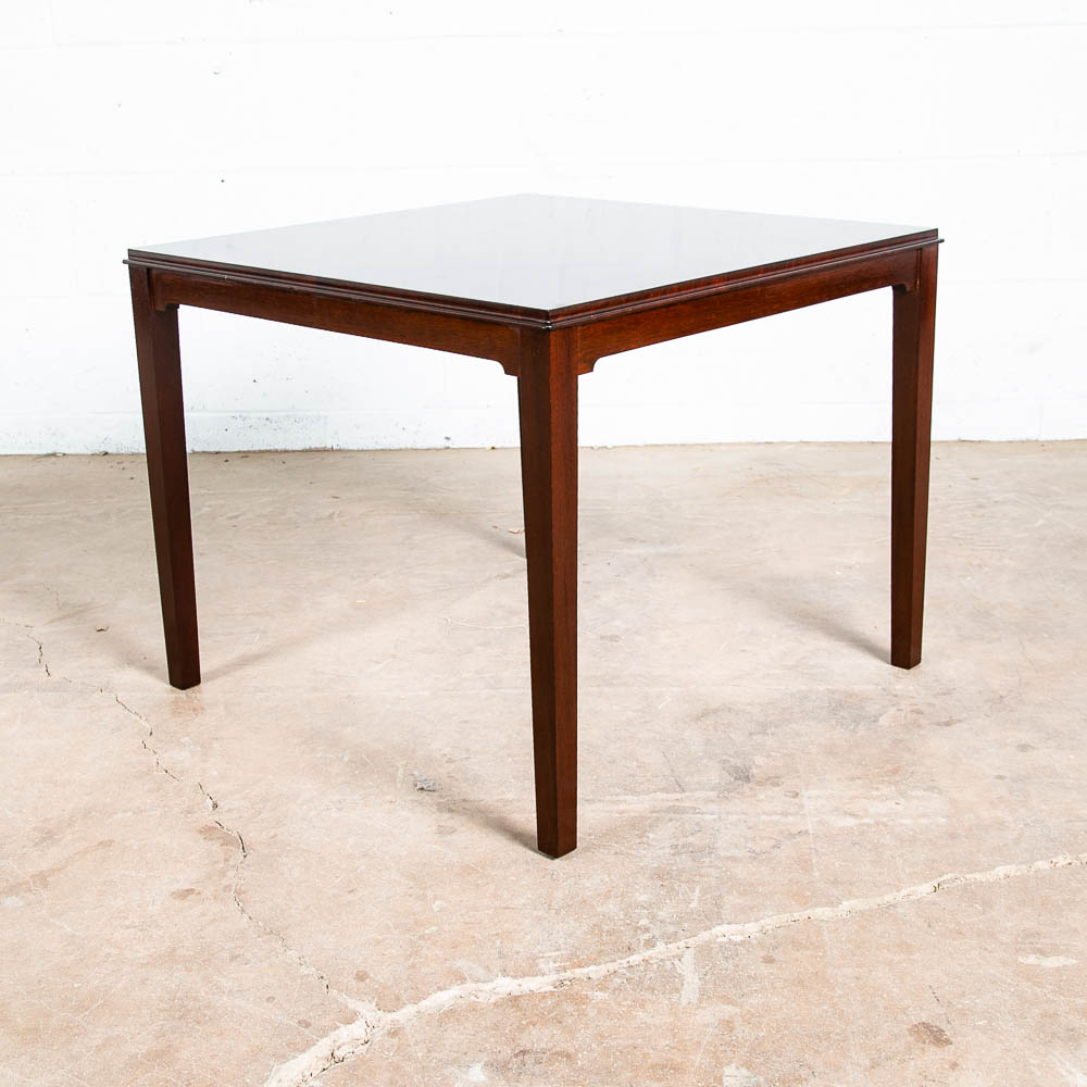 Mid Century Danish Modern End Tables Mahogany Square Coffee Side Vintage Denmark - Image 6