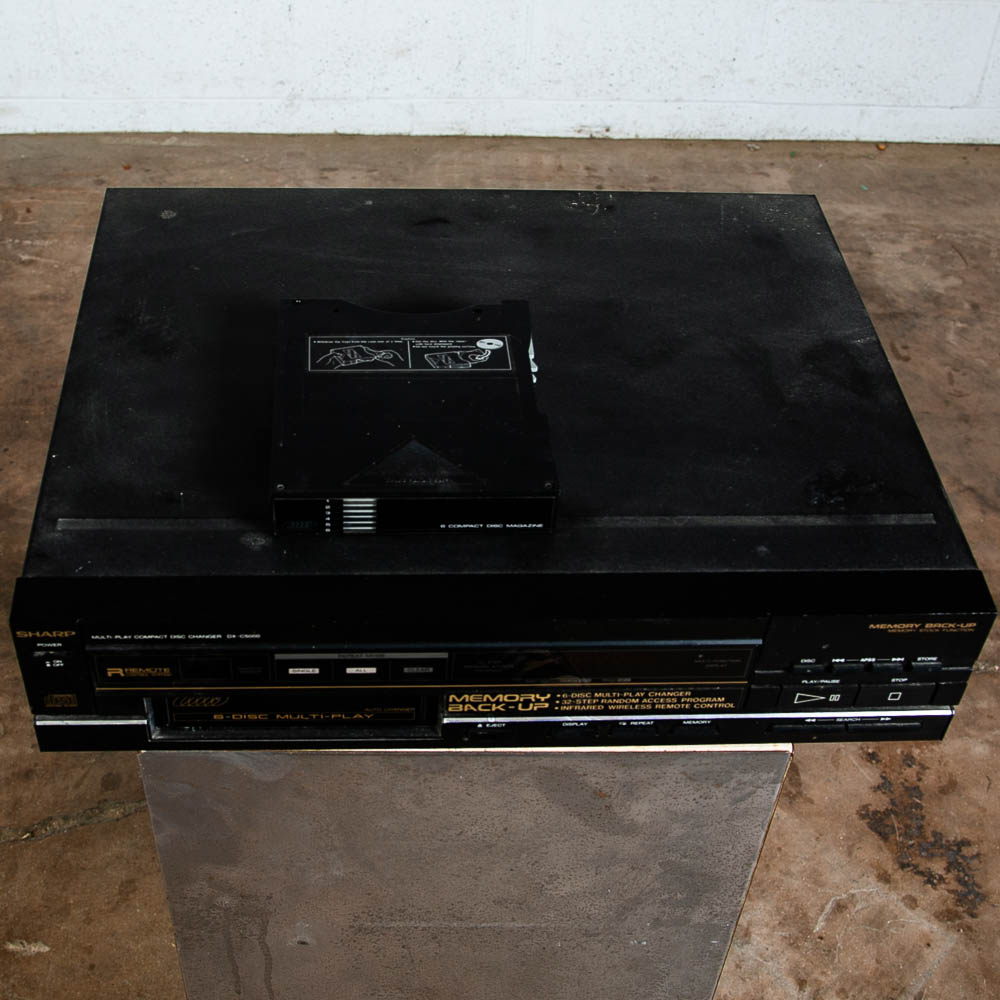 Vintage Sharp DX-C5000 Compact Disc Multi-Play Six Compact Disc Changer CD Player - Image 10