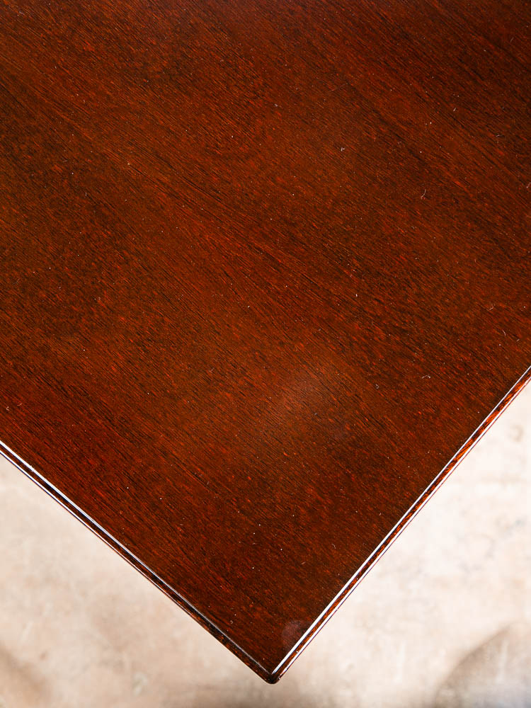 Mid Century Danish Modern End Tables Mahogany Square Coffee Side Vintage Denmark - Image 12