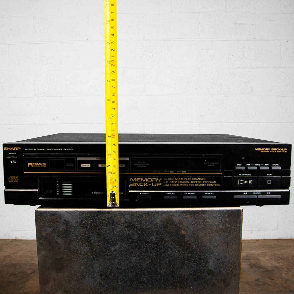 Vintage Sharp DX-C5000 Compact Disc Multi-Play Six Compact Disc Changer CD Player - Image 8