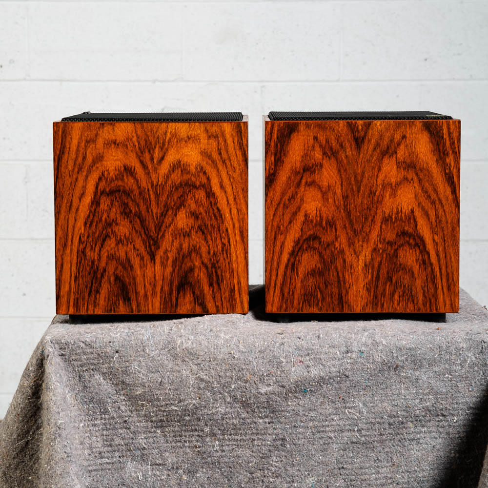 Mid Century Danish Modern Speakers Set Pair Rosewood Sonab OD11 Omni Directional - Image 2