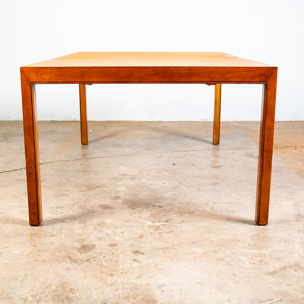 Mid Century Modern Dining Table Walnut Extension Leaf x5 Mcm Large Custom 118" - Image 5