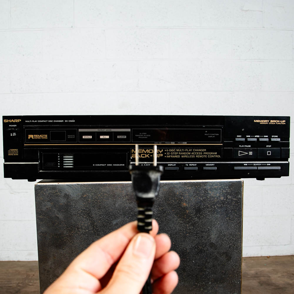 Vintage Sharp DX-C5000 Compact Disc Multi-Play Six Compact Disc Changer CD Player - Image 5