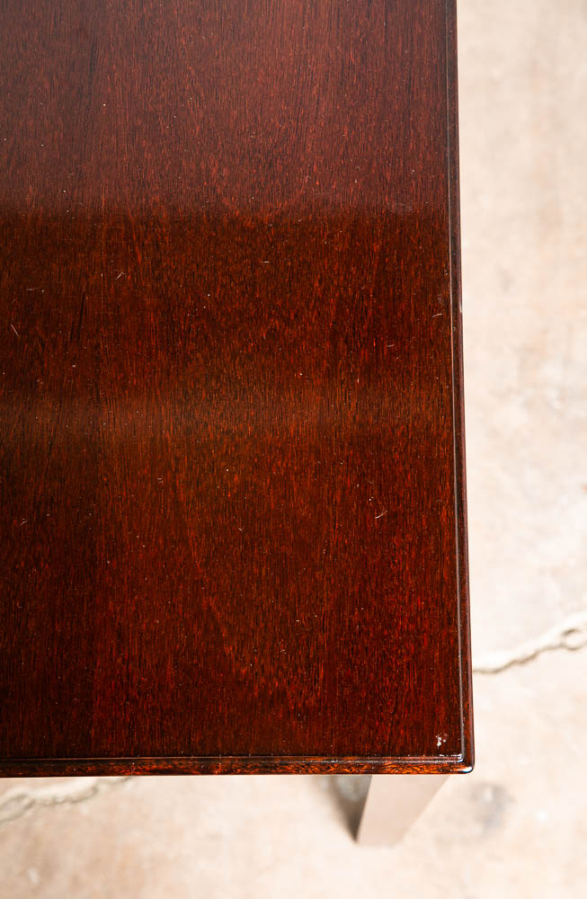 Mid Century Danish Modern End Tables Mahogany Square Coffee Side Vintage Denmark - Image 10