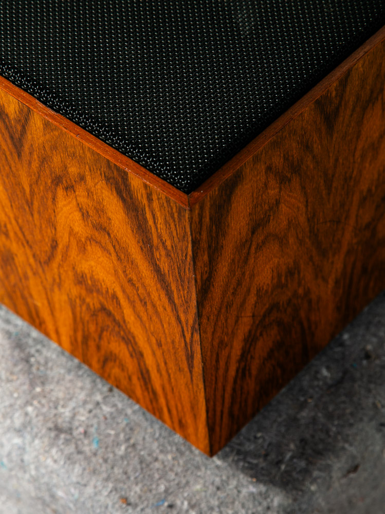 Mid Century Danish Modern Speakers Set Pair Rosewood Sonab OD11 Omni Directional - Image 10