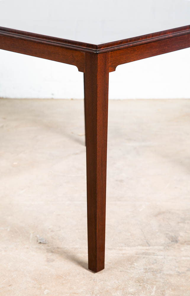 Mid Century Danish Modern End Tables Mahogany Square Coffee Side Vintage Denmark - Image 8