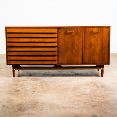 Mid Century Modern Credenza Dresser American Martinsville Dania 3 Drawer Cabinet