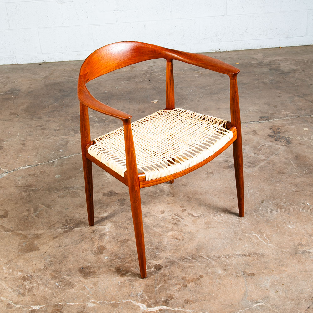 Mid Century Danish Modern Armchair The Chair Teak Armchair Hans Wegner JH501 Mcm