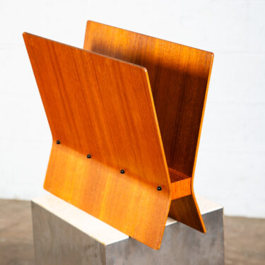 Mid Century Modern Magazine Rack Teak Vintage Danish Folding Mcm Japan Japanese