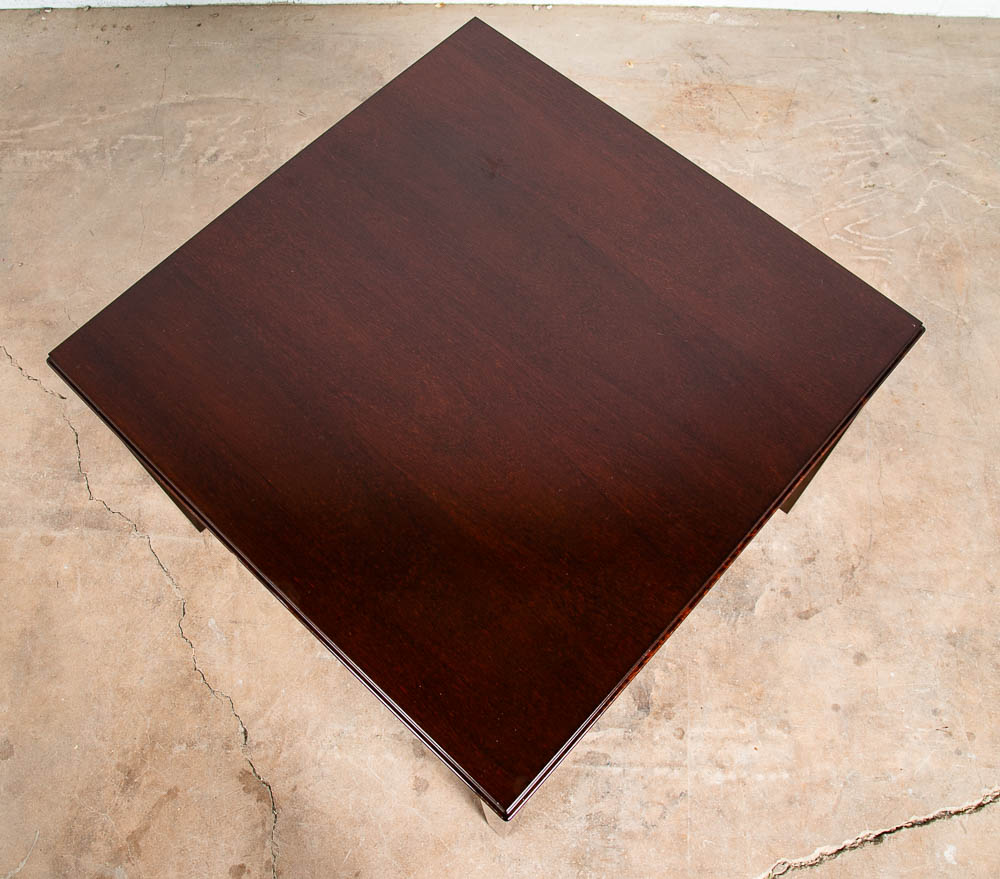 Mid Century Danish Modern End Tables Mahogany Square Coffee Side Vintage Denmark - Image 7