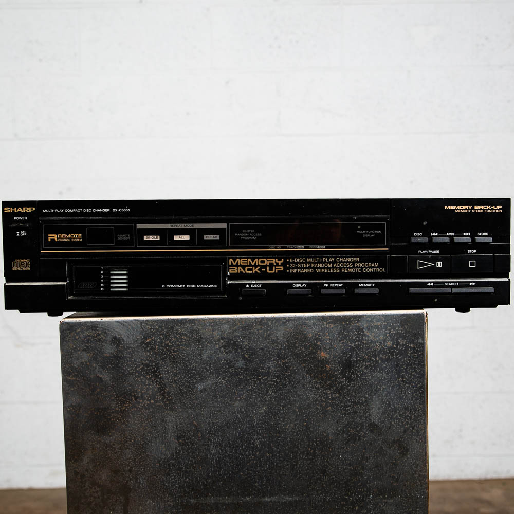 Vintage Sharp DX-C5000 Compact Disc Multi-Play Six Compact Disc Changer CD Player