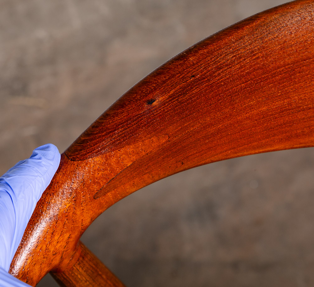 Mid Century Danish Modern Armchair The Chair Teak Armchair Hans Wegner JH501 Mcm - Image 8