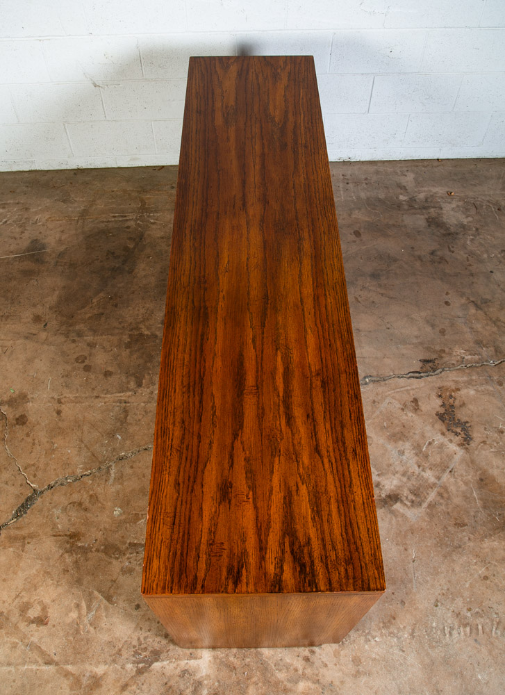 Mid Century Modern Credenza Dresser Drexel 9 Drawer Brass American Martinsville - Image 3