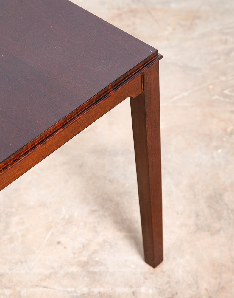 Mid Century Danish Modern End Tables Mahogany Square Coffee Side Vintage Denmark - Image 9