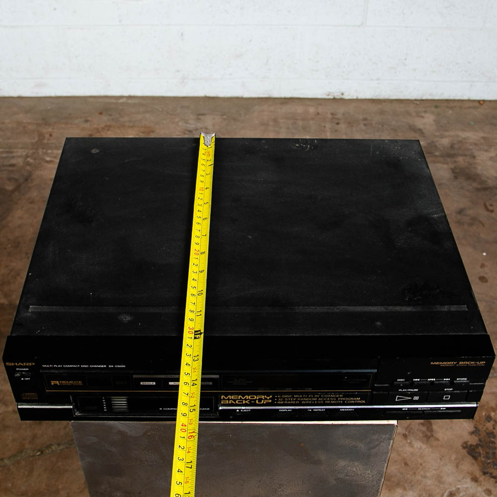 Vintage Sharp DX-C5000 Compact Disc Multi-Play Six Compact Disc Changer CD Player - Image 7