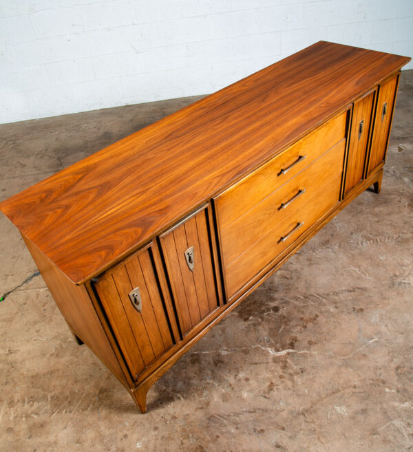 Mid Century Modern Dresser Credenza 9 Drawer American Martinsville Vintage Mcm - Image 7