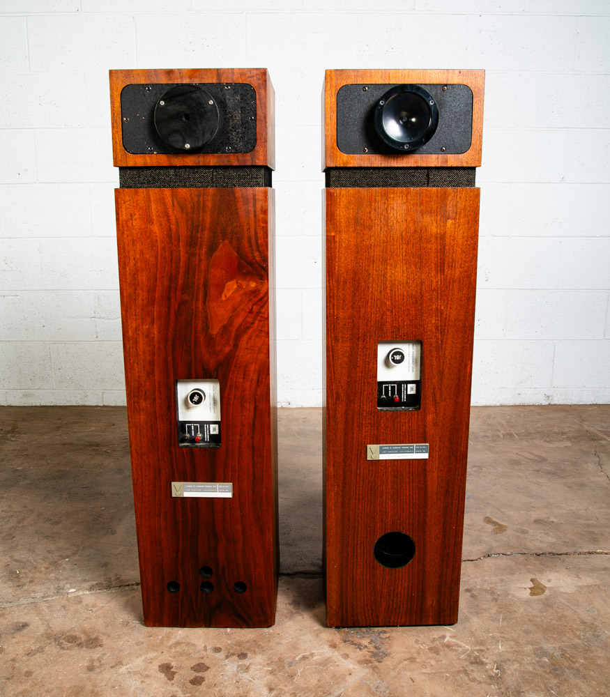 Mid Century Modern Speakers JBL Aquarius 4 IV Walnut Speaker Set Hifi S109 Omni - Image 6