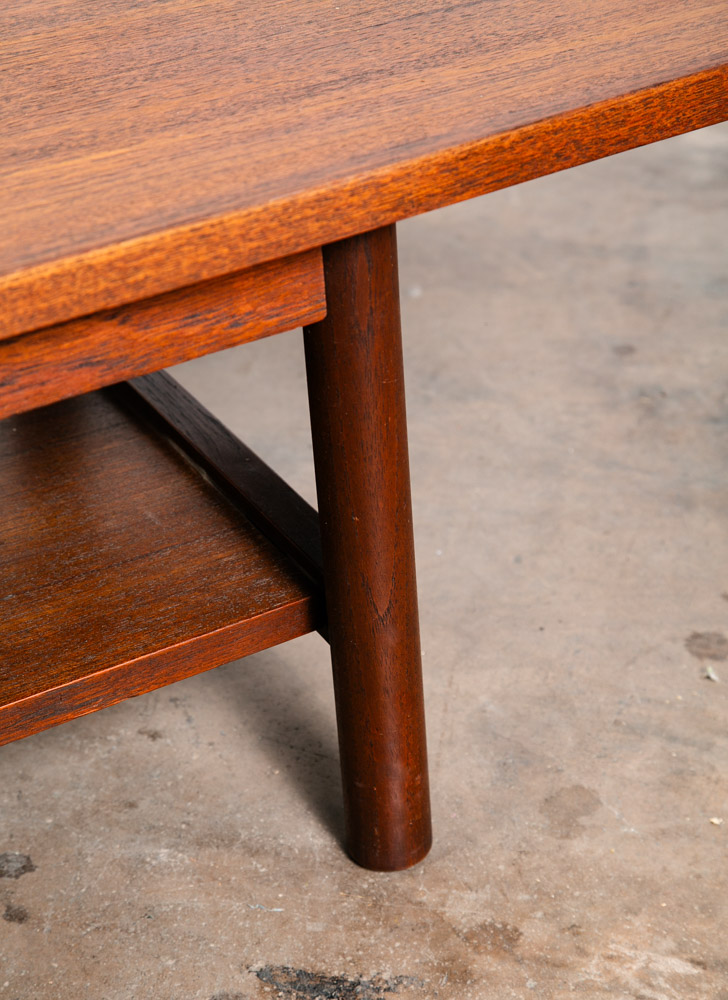 Mid Century Danish Modern Coffee Table Japanese solid Teak Surfboard Japanese Japan - Image 8