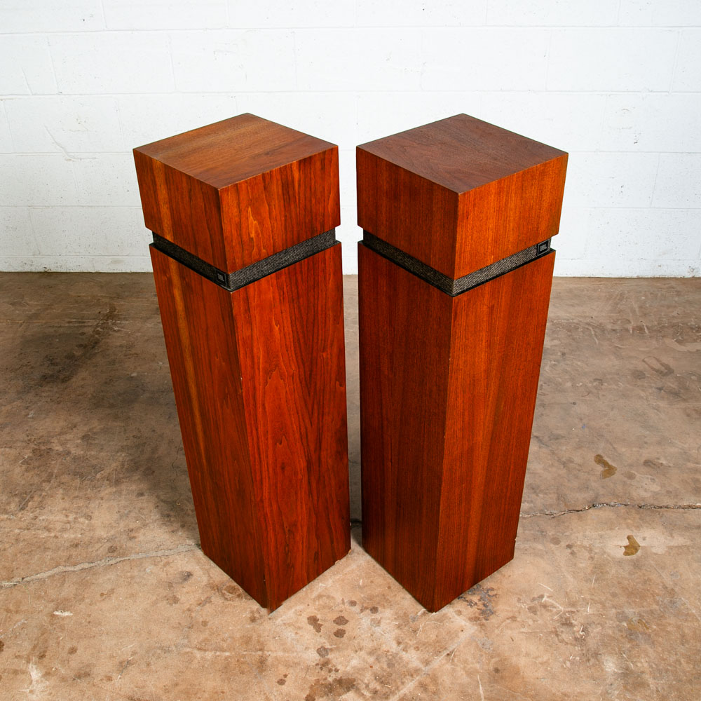 Mid Century Modern Speakers JBL Aquarius 4 IV Walnut Speaker Set Hifi S109 Omni - Image 3