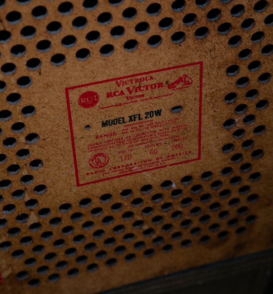 Mid Century Modern Credenza Stereo 3 Piece Console RCA Cabinet Audio Walnut Wood - Image 12