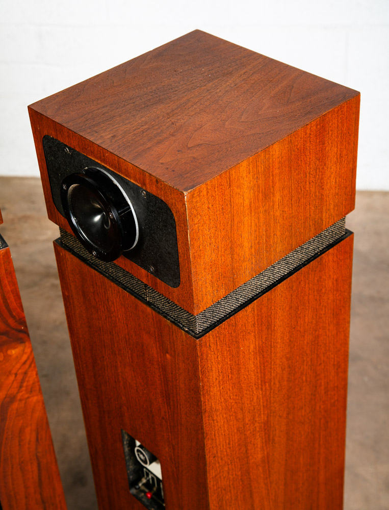 Mid Century Modern Speakers JBL Aquarius 4 IV Walnut Speaker Set Hifi S109 Omni - Image 8