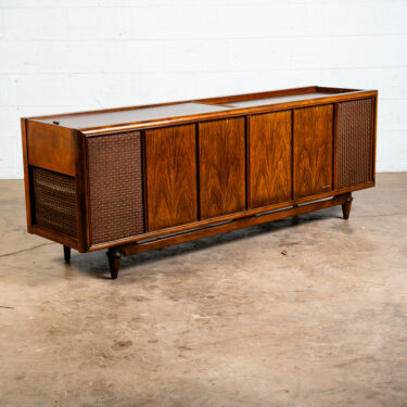 Mid Century Modern Stereo Console Record Player Magnavox Radio Vintage Tested