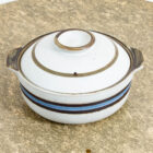 Mid Century Modern Vintage Japanese Ceramic Donabe Hot Pot Handmade Cookware - Image 6