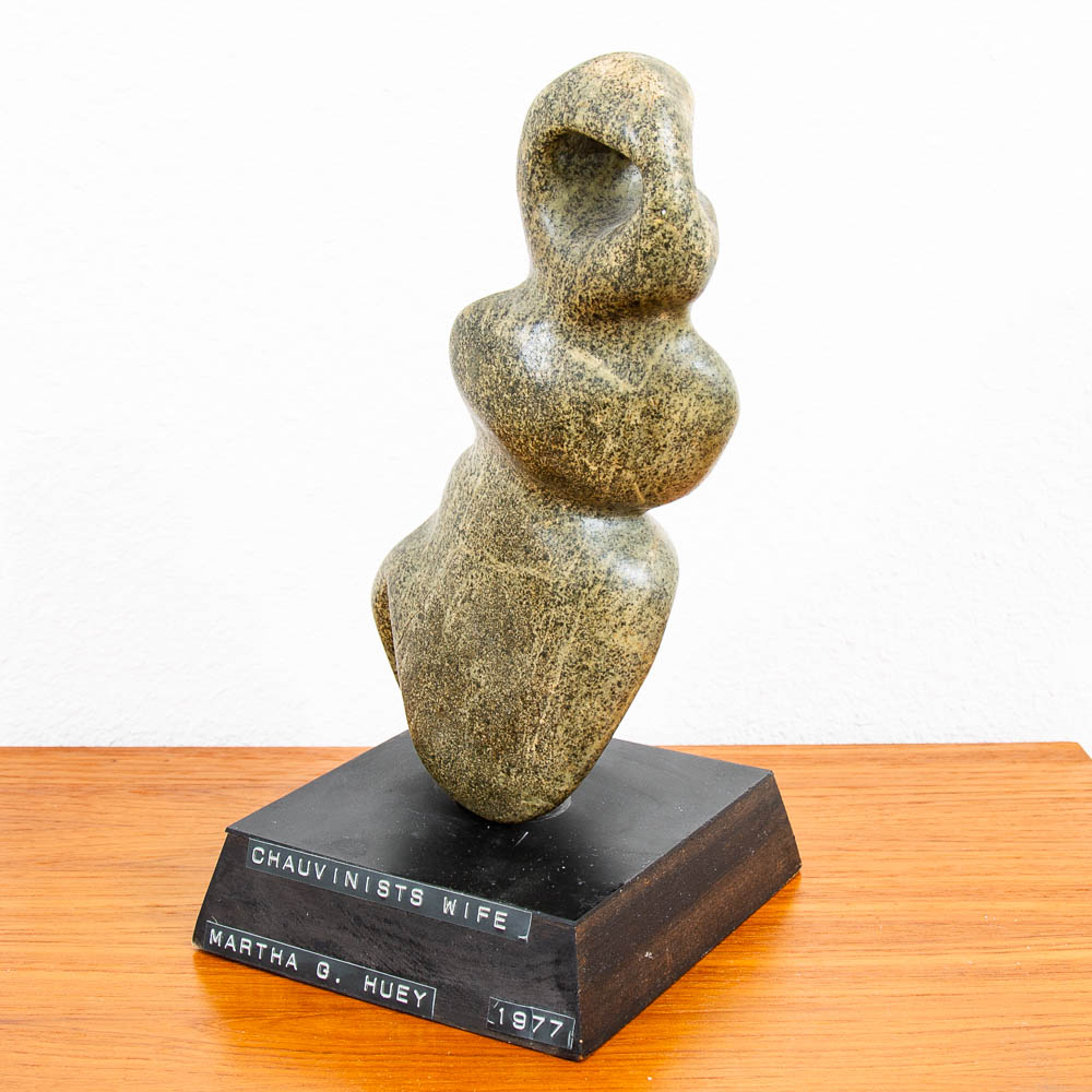 Mid Century Modern Sculpture Stone Titles Martha G. Hue Abstract Contemporary NM - Image 4