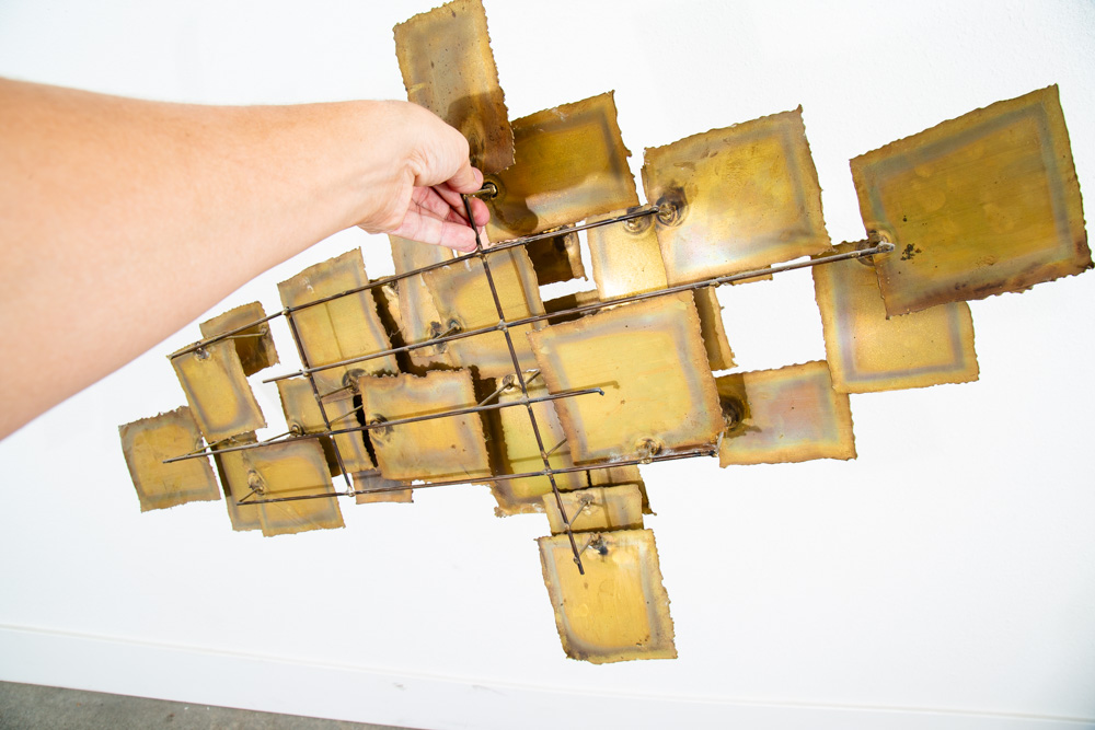 Mid Century Modern Original Art Wall Brutalist Sculpture Abstract Jere Style Mcm - Image 4