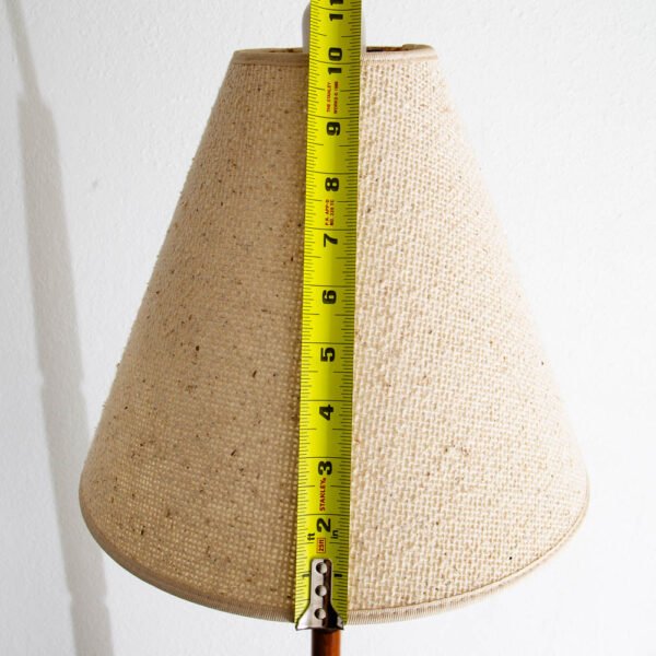 Mid Century Modern Danish Rosewood Floor Lamp with adjustable Head and Shade MCM - Image 8