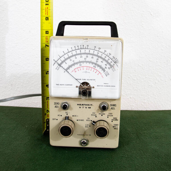 Antique Vintage Heath Kit IM-10 Vacuum Tube Volt Meter Untested Intact with Cord - Image 5