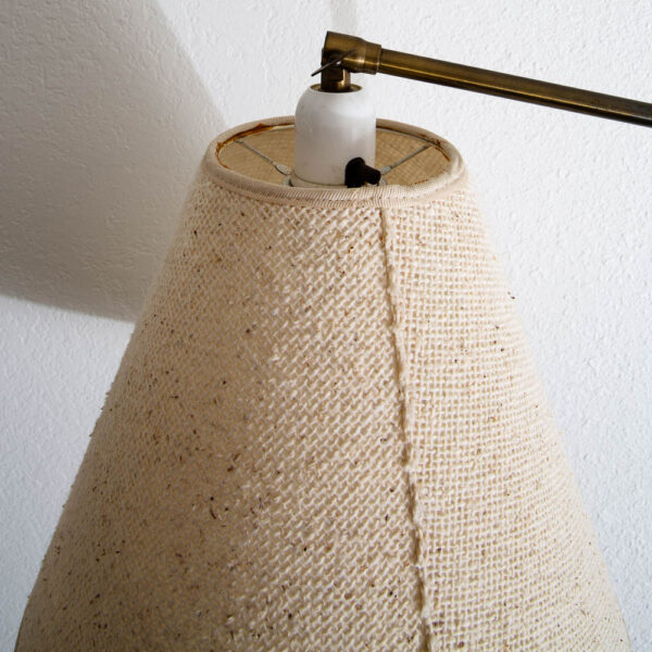 Mid Century Modern Danish Rosewood Floor Lamp with adjustable Head and Shade MCM - Image 4